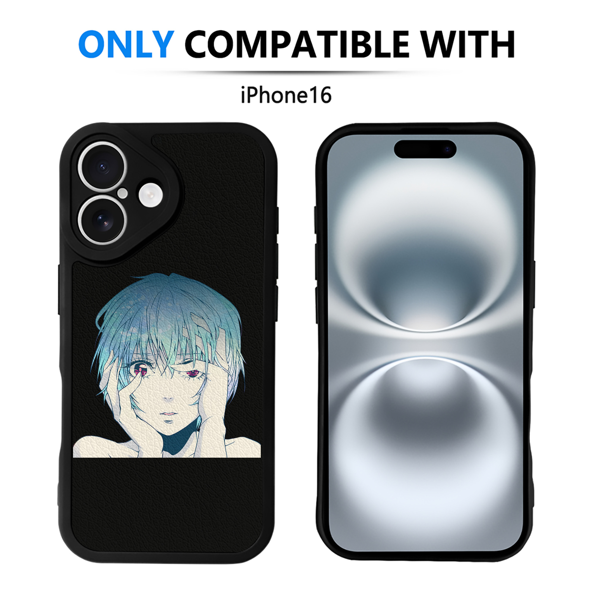 （画像用） EVA 新世紀エヴァンゲリオン 【iPhone 16シリーズ対応】シリコンスマホケース（レザー調） 材質：シリコン